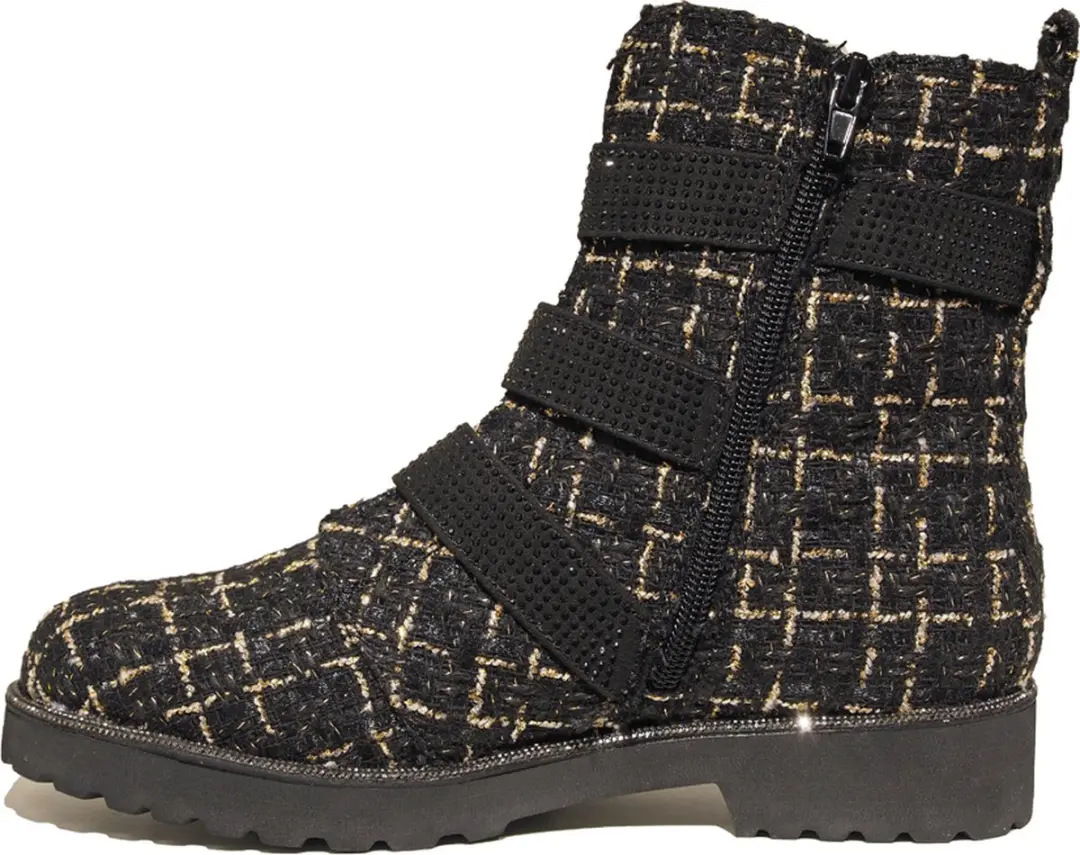 La Strada Boot Dames - Zwart/Beige Patroon 37