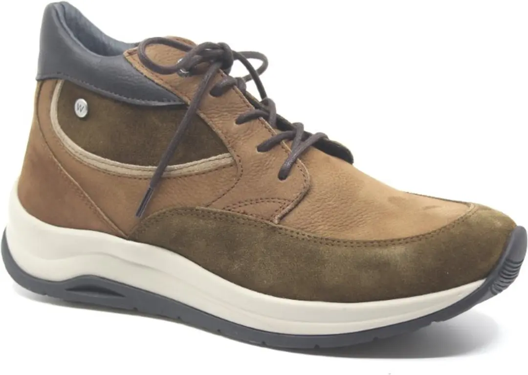 Wolky Scone Leather Hoge Veterschoenen