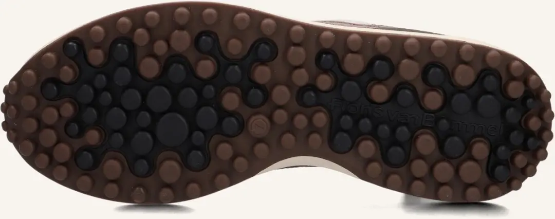 Floris van Bommel Noppi Sneakers Heren - Suède - Taupe - afbeelding 6 van 6