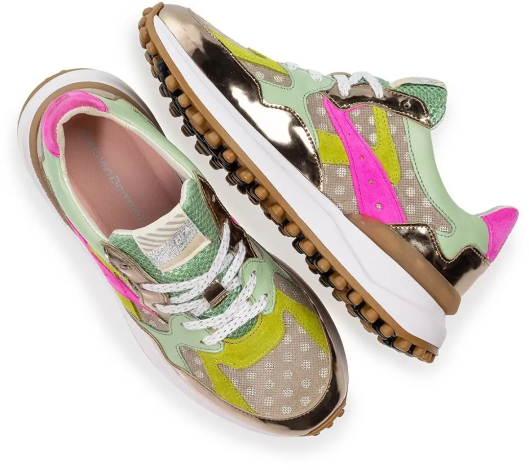Floris van Bommel Noppi 46.08 Dames Sneakers - 38 - Brons - afbeelding 3 van 6