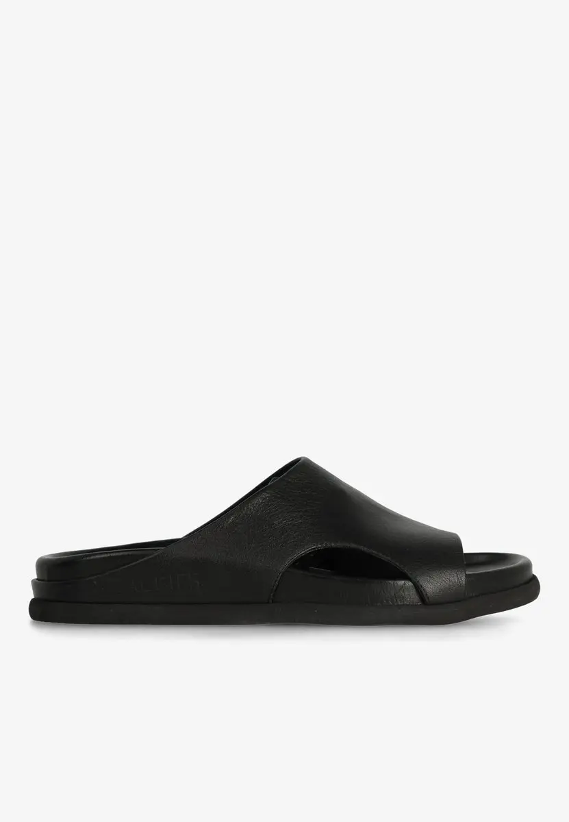 Shabbies Inga Close Slippers - Dames - Zwart - Maat 38