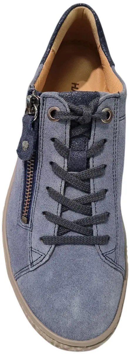 Hartjes Phil Shoe Stahlbau Dames Veterschoen - Blauw - afbeelding 2 van 6