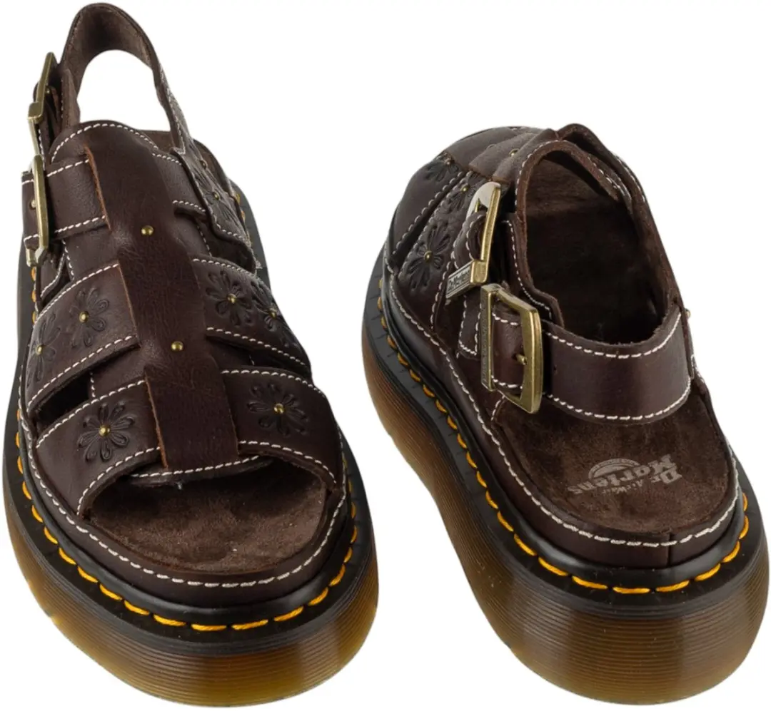 Dr. Martens Wrenlie Open Platform Sandalen 41 - Bruin - afbeelding 5 van 5