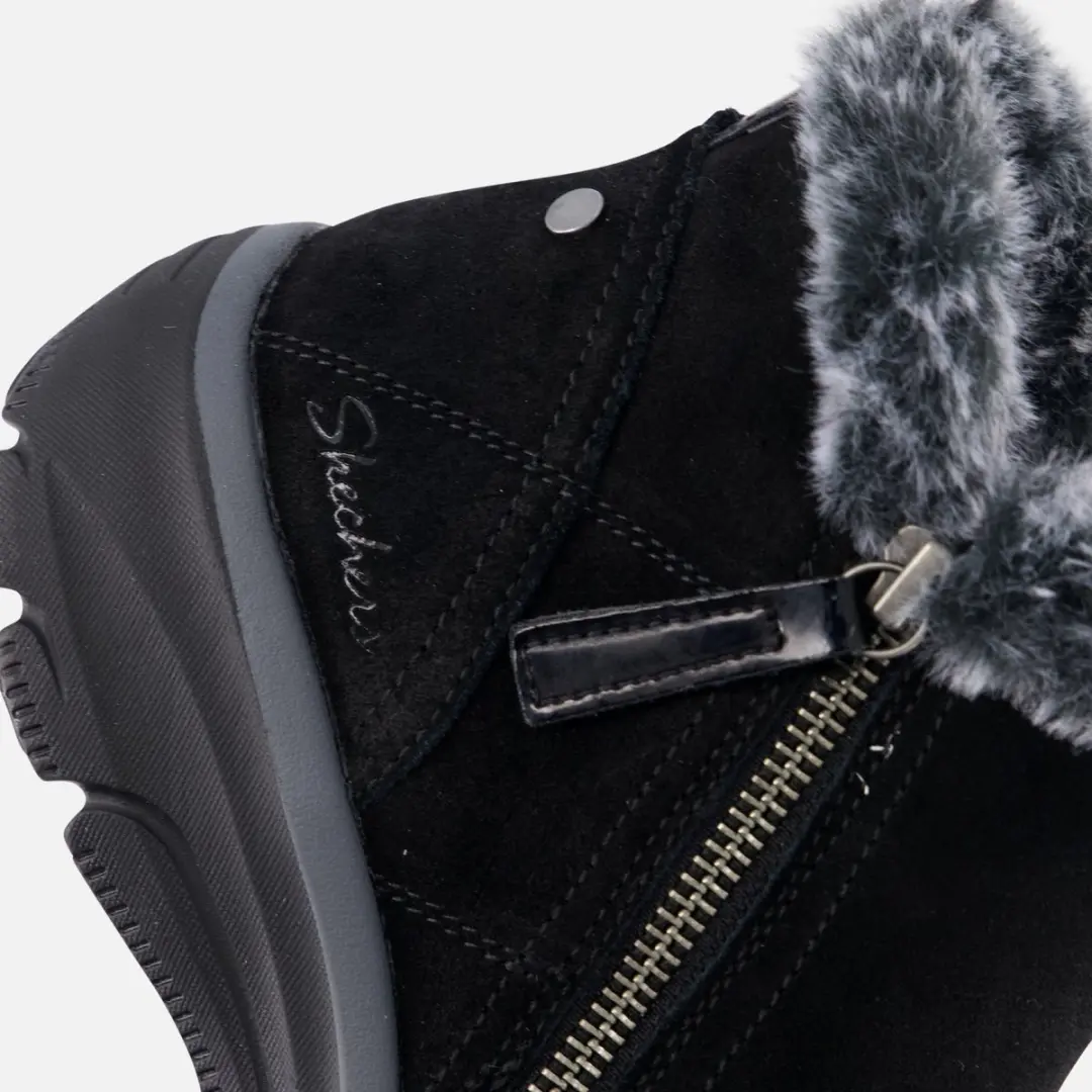 Skechers Easy Going-High Zip Laarzen - Zwart - Maat 41
