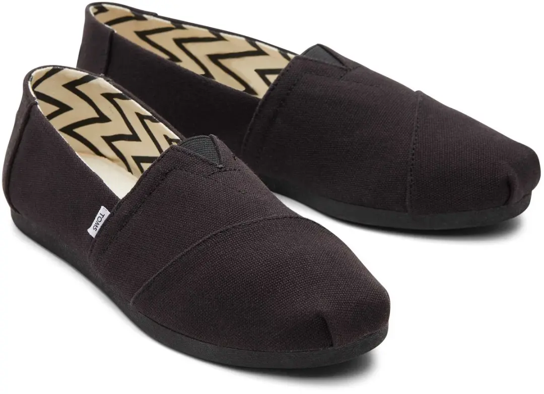 TOMS Dames Alpargata Espadrilles - Zwart/Beige - afbeelding 5 van 6