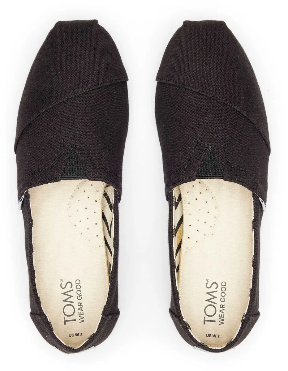 TOMS Dames Alpargata Espadrilles - Zwart/Beige - afbeelding 4 van 6