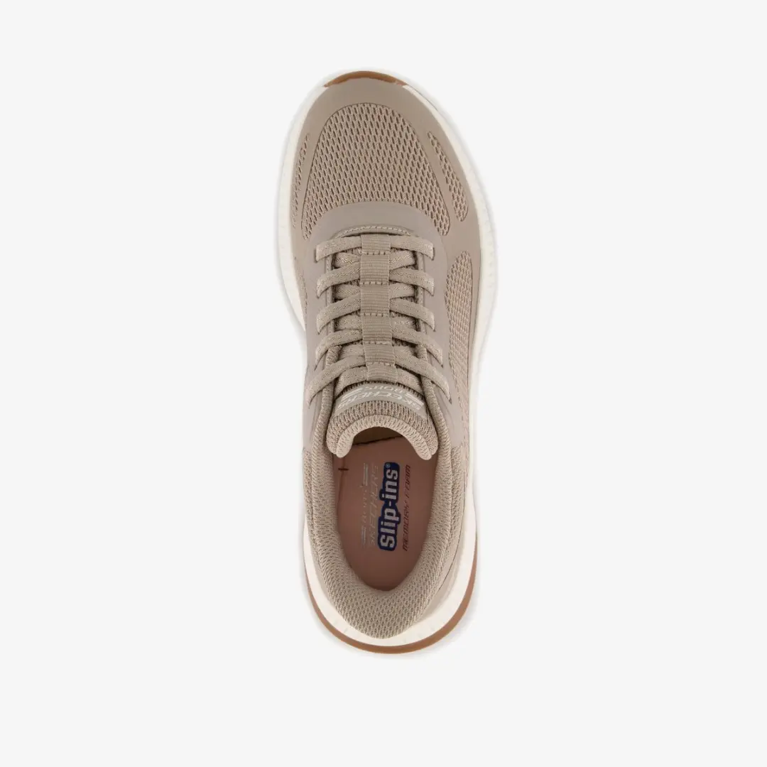 Skechers BOBS Squad 4 Dames Instappers - Taupe - afbeelding 3 van 6