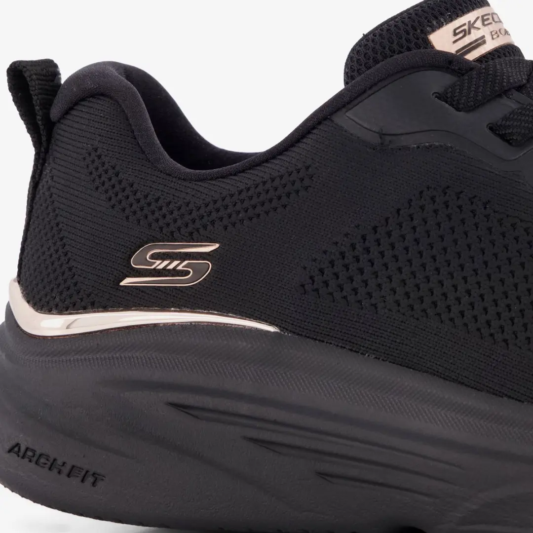 Skechers BOBS Sport Arch Fit Elev8 Dames Sneakers - 39 - Zwart - afbeelding 6 van 6