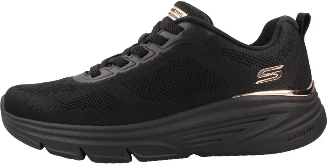 Skechers BOBS Sport Arch Fit Elev8 Dames Sneakers - 39 - Zwart - afbeelding 2 van 6