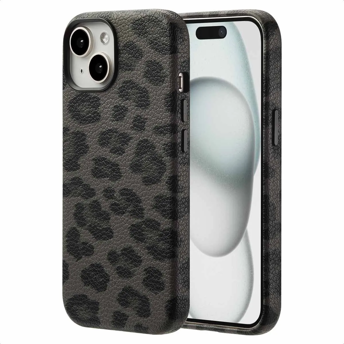Selencia Hoesje iPhone 15 Midnight Black