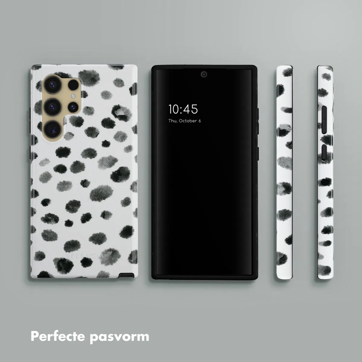 Selencia Hoesje Samsung Galaxy S24 Ultra Trendy Leopard