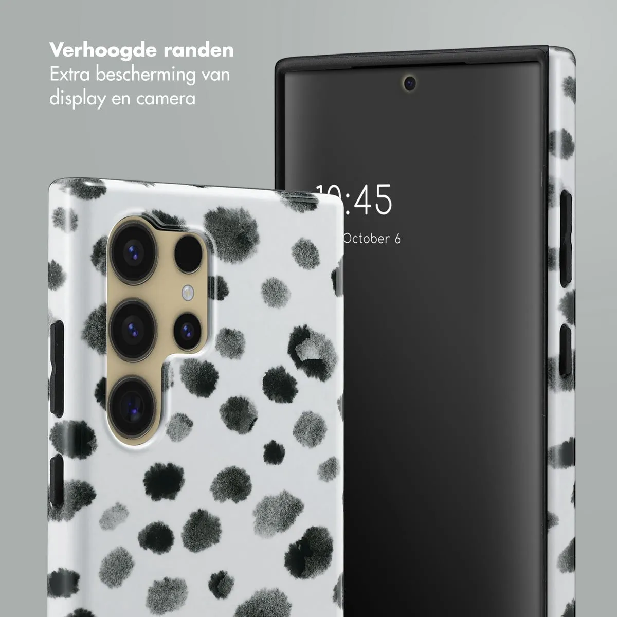 Selencia Hoesje Samsung Galaxy S24 Ultra Trendy Leopard