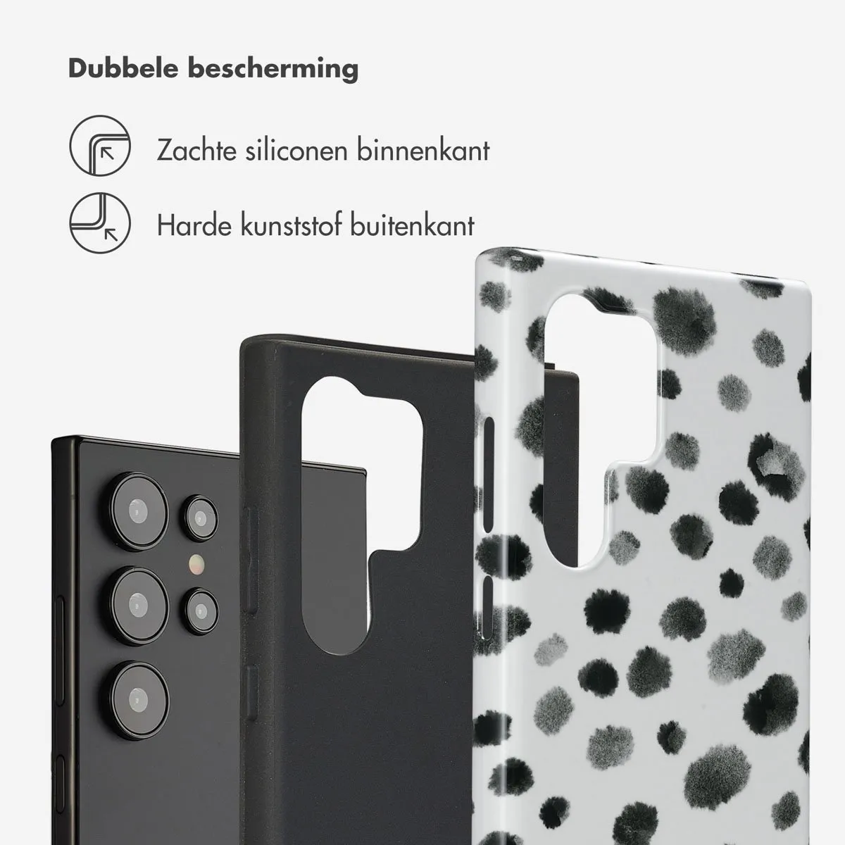 Selencia Hoesje Samsung Galaxy S24 Ultra Trendy Leopard