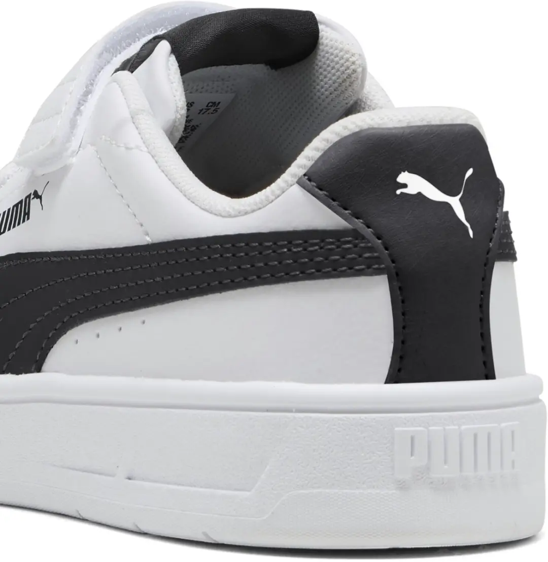 PUMA Court Classic Clean Junior - Schoenmaat 32 - Wit/Zwart - afbeelding 5 van 6