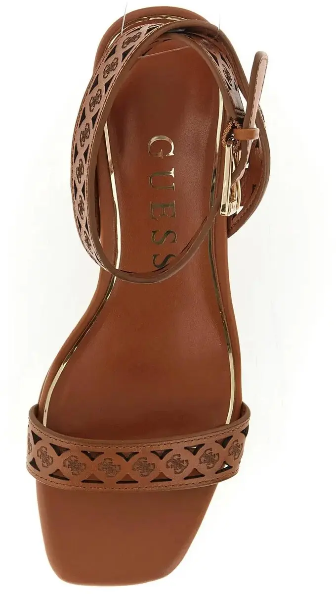 Guess Gastine2 Dames Sandalen - Bruin - Maat 37 - afbeelding 4 van 4
