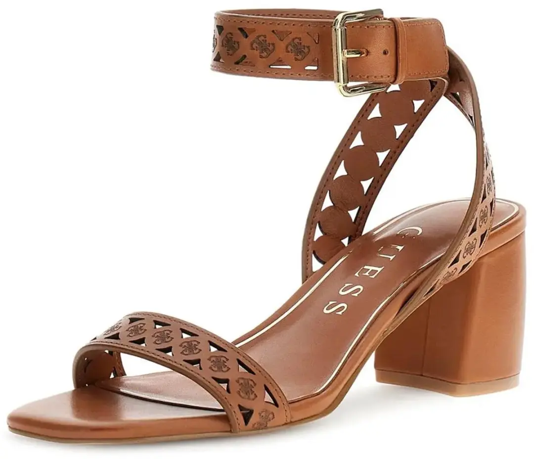 Guess Gastine2 Dames Sandalen - Bruin - Maat 37 - afbeelding 3 van 4