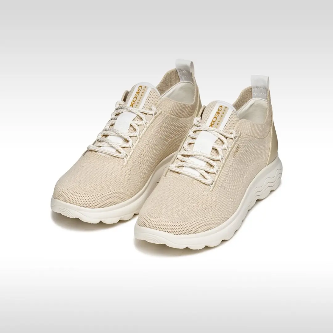Geox Spherica Dames Sneakers 38 - Licht Taupe - afbeelding 5 van 6