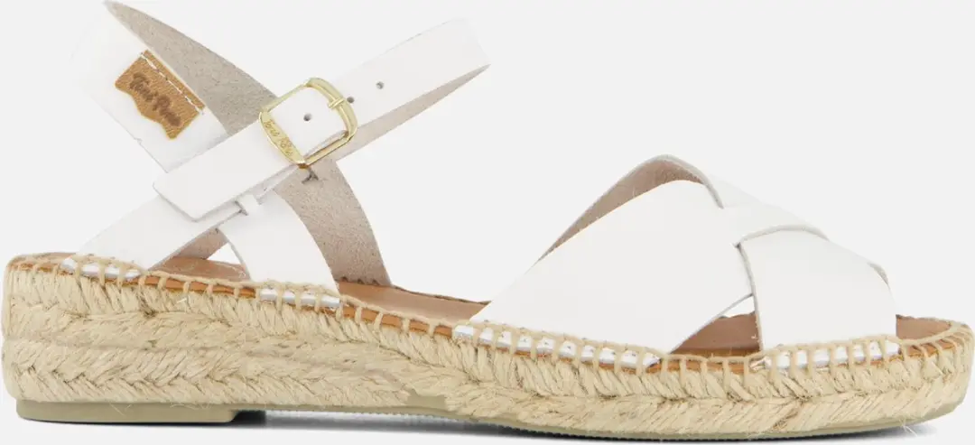 Toni Pons Esther Espadrille wit Leer