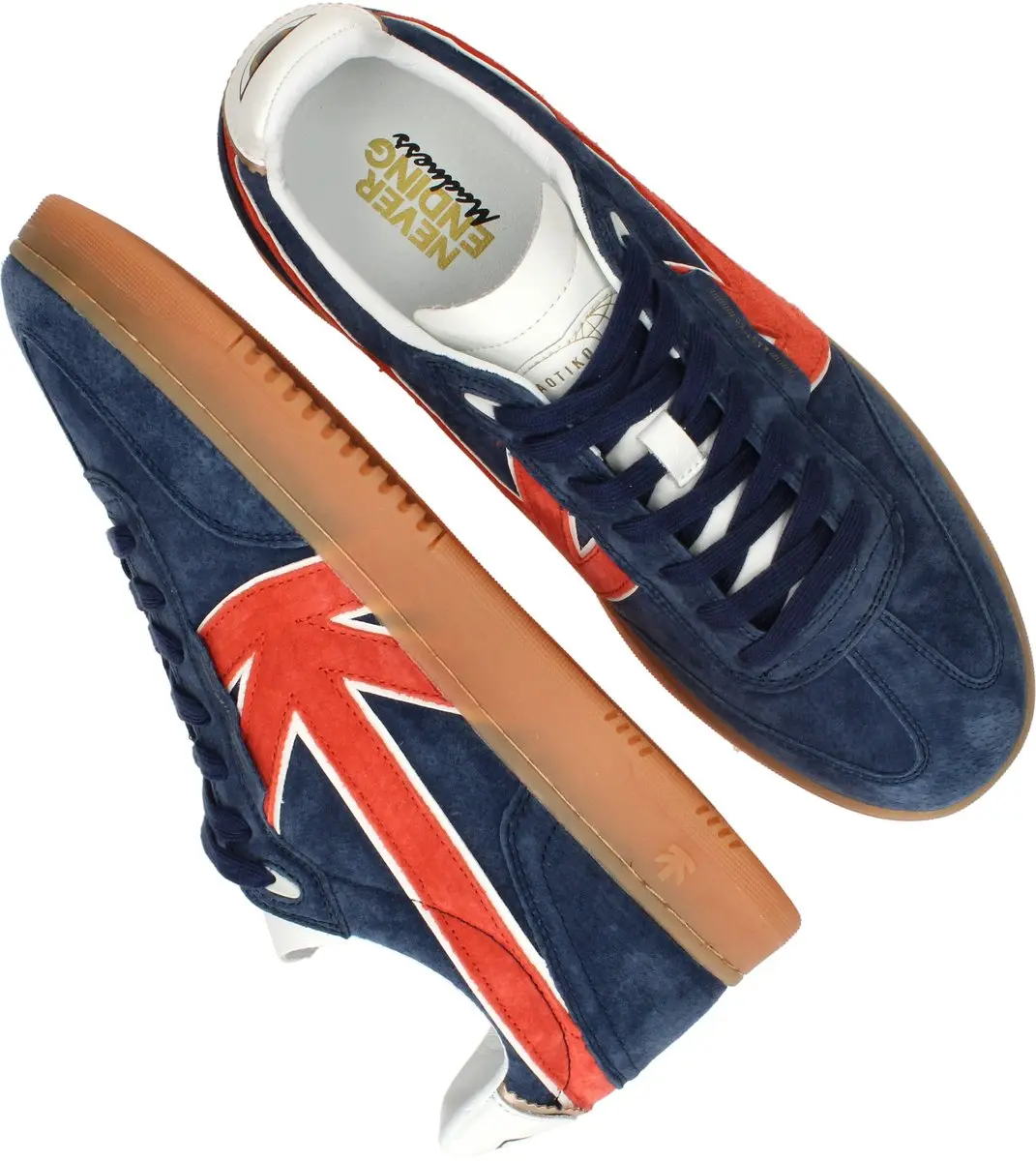Kaotiko Boston Sneakers - Heren - 42 - Blauw - afbeelding 3 van 6