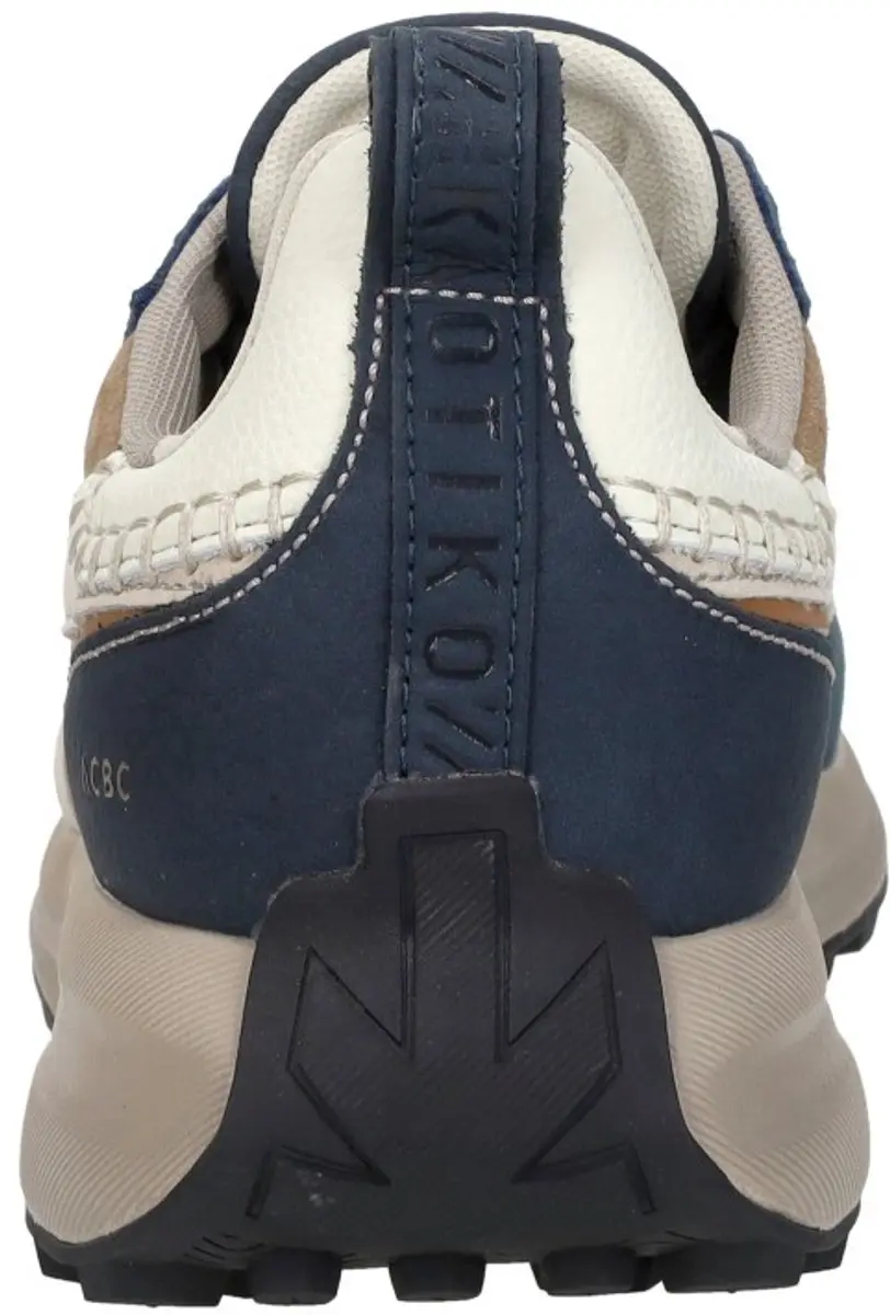 Kaotiko Vancoouver Artisan Sneakers Laag - Blauw - Maat 44 - afbeelding 6 van 6