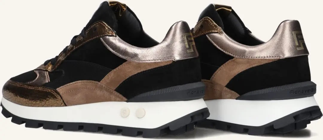 Floris van Bommel Blokki Sneakers Sfw-10098 - Zwart - afbeelding 6 van 6