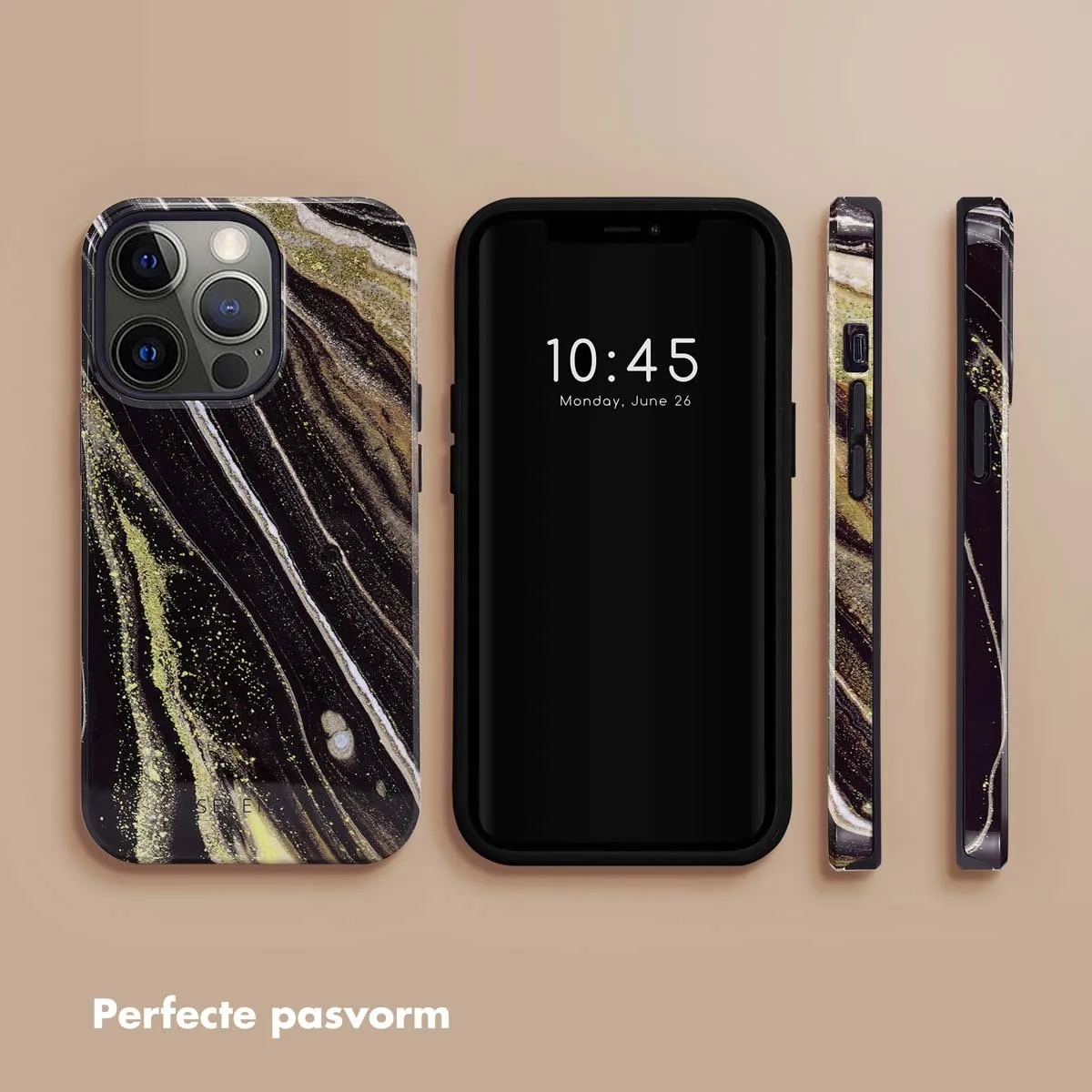 Selencia Hoesje iPhone 13 Pro Chic Marble
