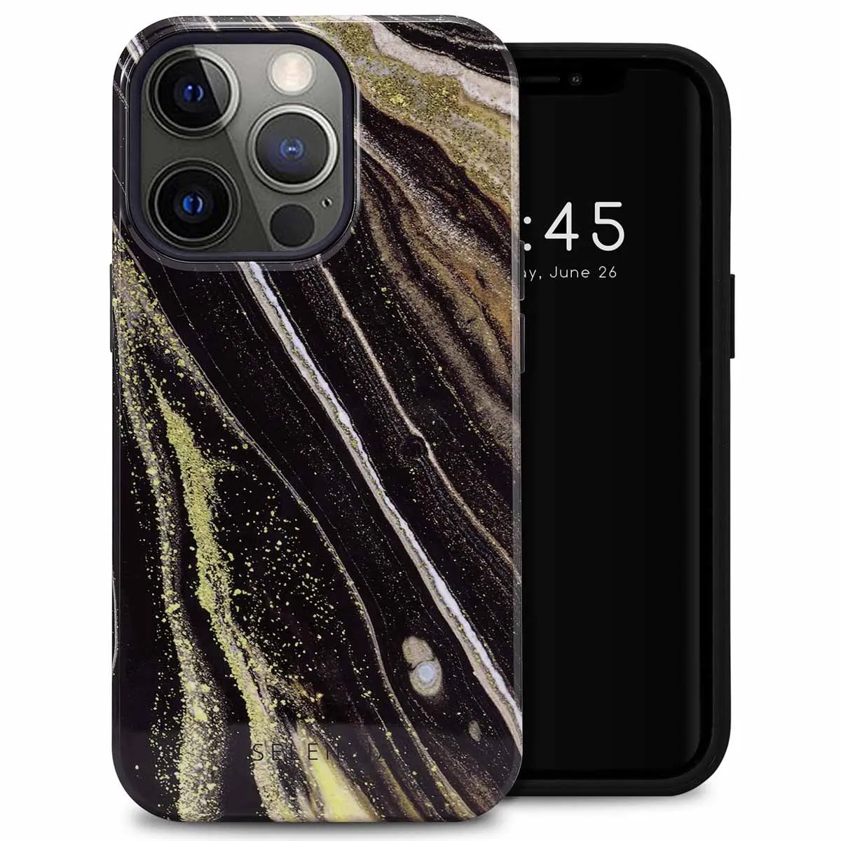 Selencia Hoesje iPhone 13 Pro Chic Marble