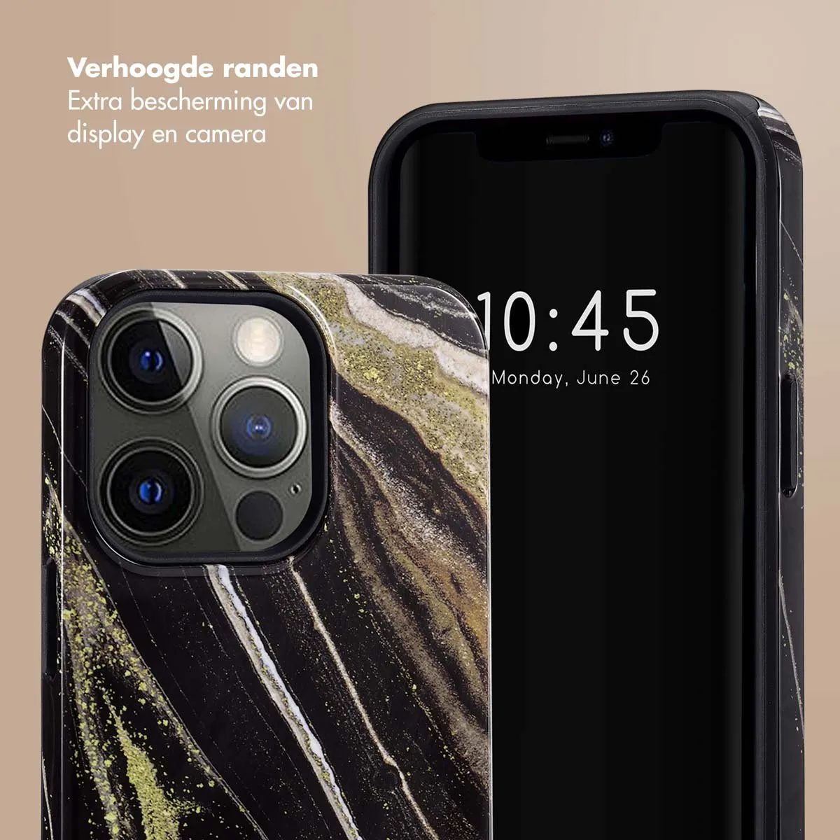 Selencia Hoesje iPhone 13 Pro Chic Marble