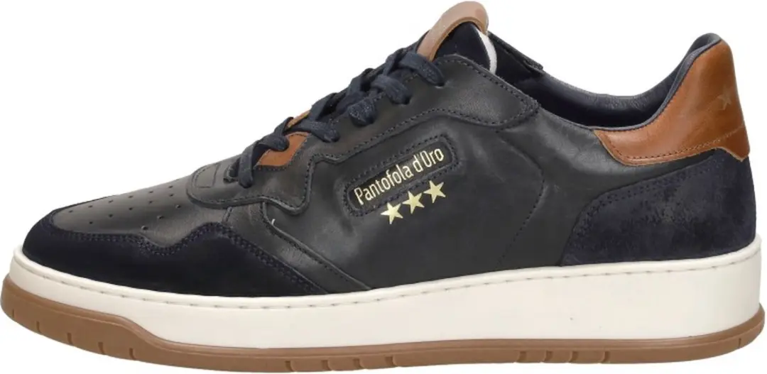 Pantofola d'Oro Sirmione Sneakers zwart Suede - Maat 44 - afbeelding 2 van 6