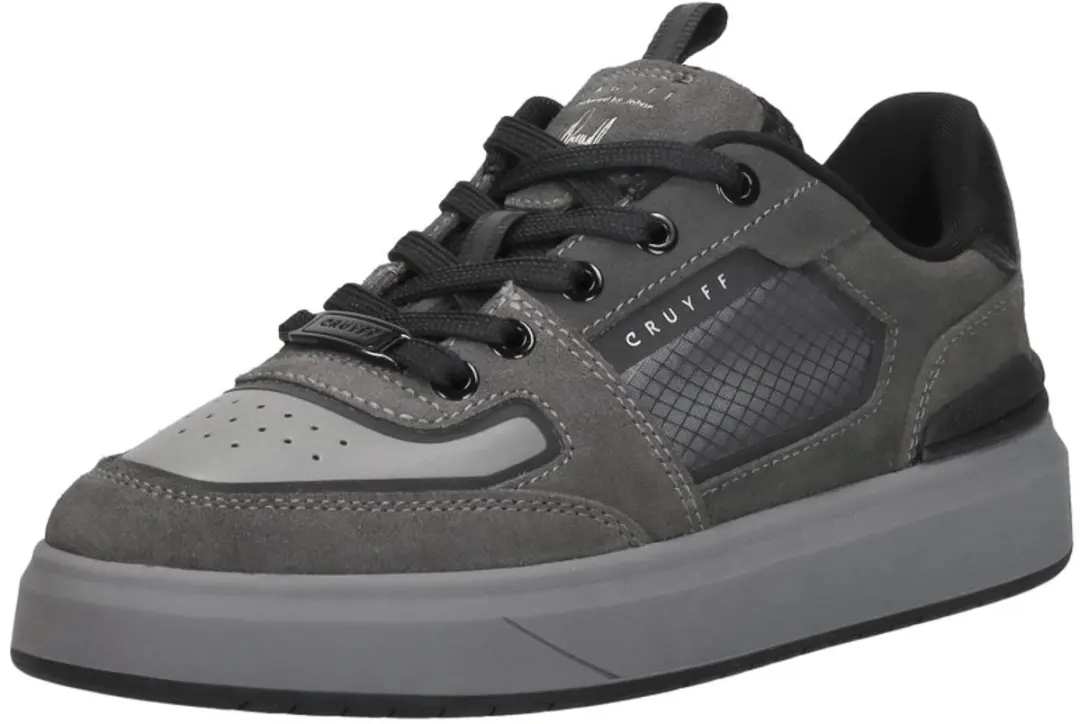 Cruyff Junior Endorsed Tech Pinstripe Sneakers - Grijs - afbeelding 4 van 6