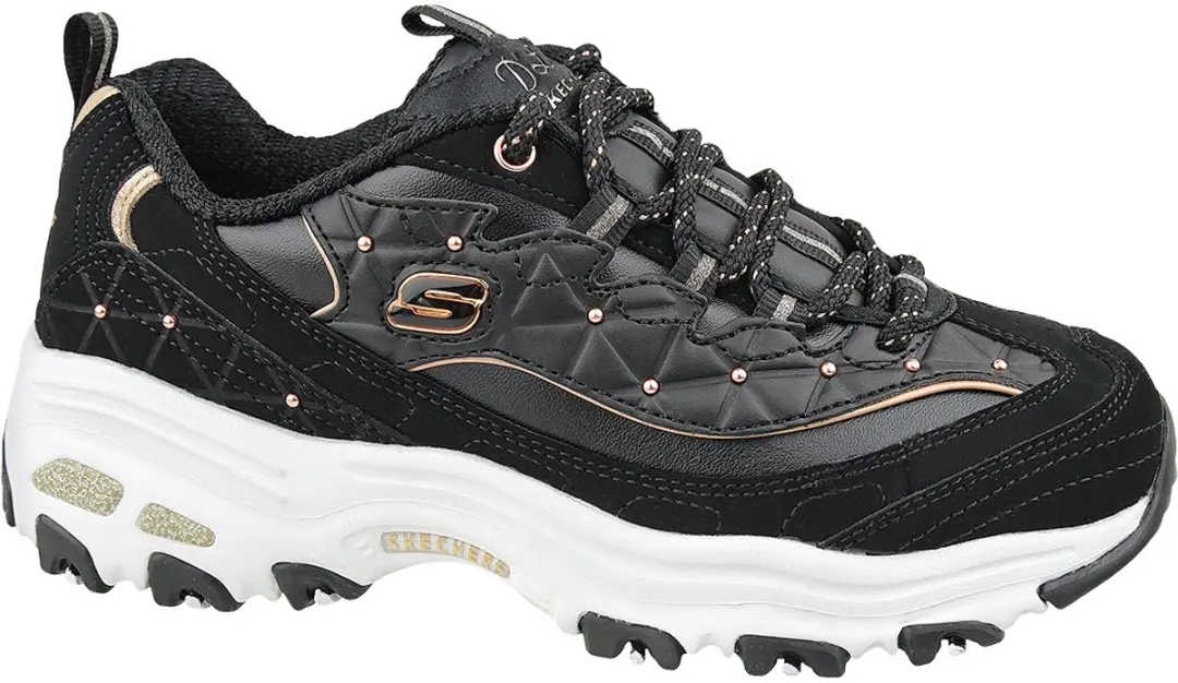 Skechers D'Lites, Vrouwen, Zwart, Sneakers, maat: 36