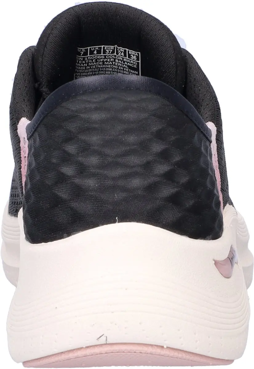 Skechers Arch Fit 2.0 Hands-Free Dames Sneaker - Zwart - 38 - afbeelding 6 van 6