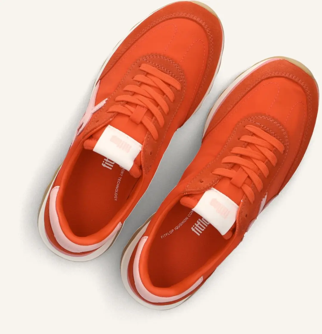 FitFlop Retro Q Ff A5q Sneakers - Rood - Maat 43 - afbeelding 3 van 6