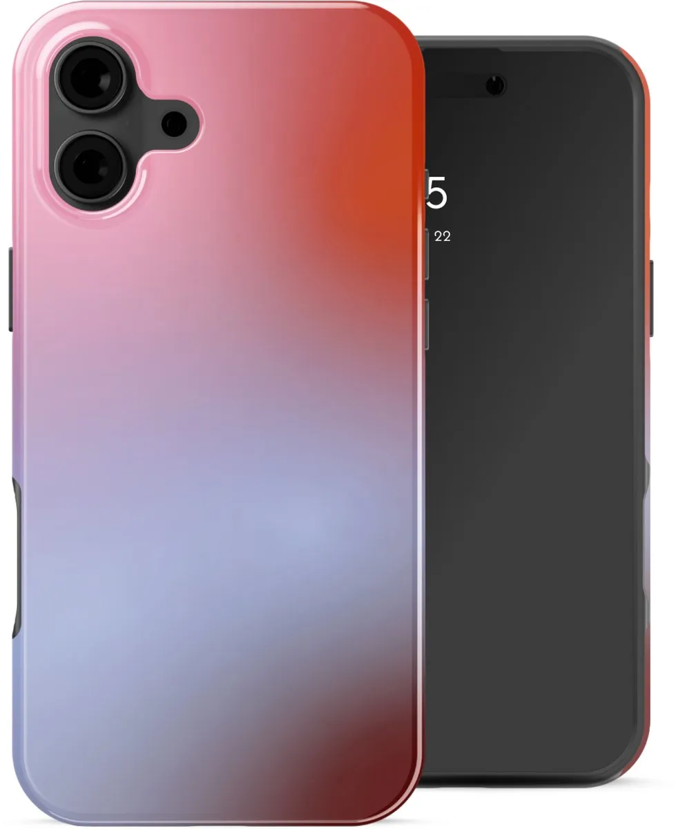 Selencia Hoesje iPhone 16 Gradient Soft Blush