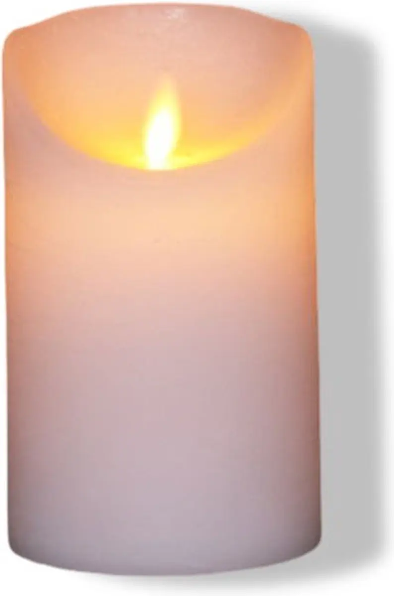 Anna's Collection LED Kaars Wit H12,5xD7,5cm - Warm Wit Licht