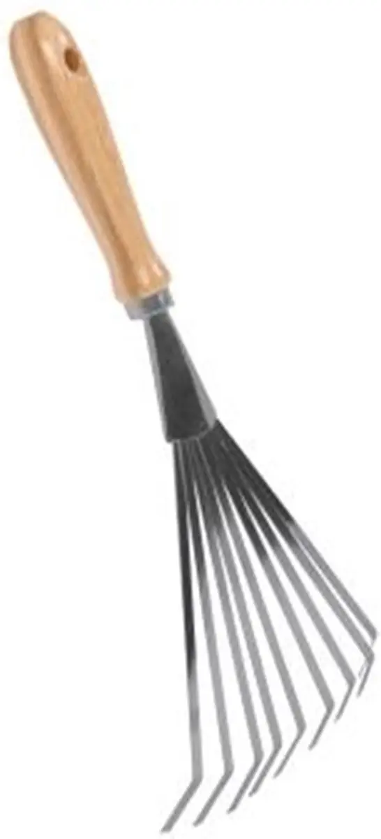 Talen Tools Handbladharkje 9 Tanden - Verzinkt Staal - afbeelding 2 van 4