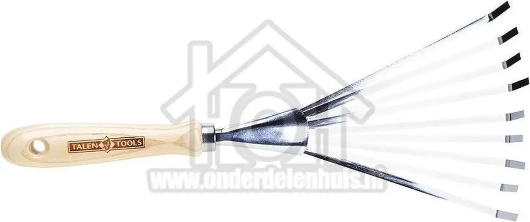 Talen Tools Handbladharkje 9 Tanden - Verzinkt Staal - afbeelding 3 van 4