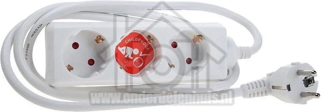 Brennenstuhl 3-voudig Stopcontact Wit 1,4m