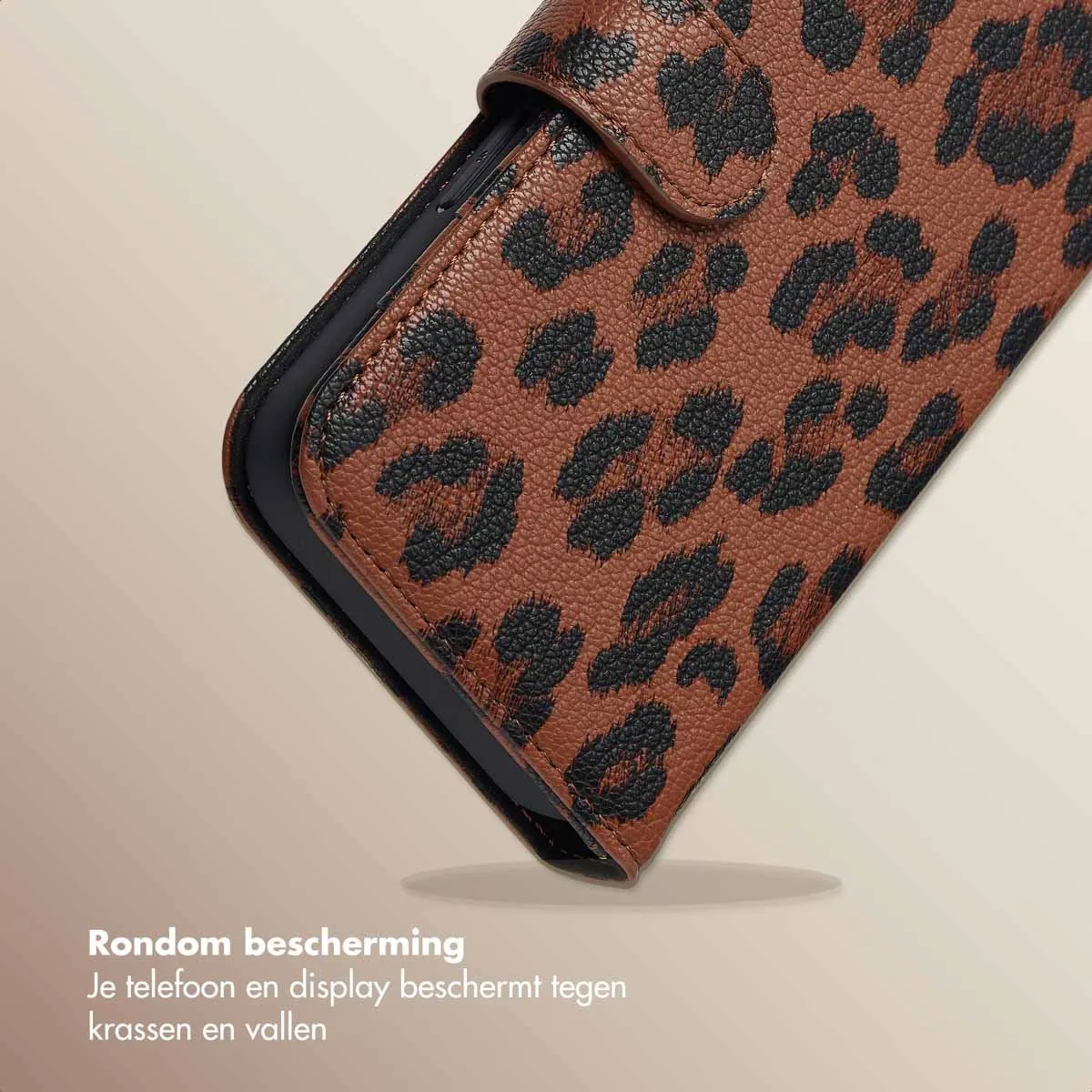 Selencia Hoesje iPhone 16e Sabi Bookcase - Mocha Brown