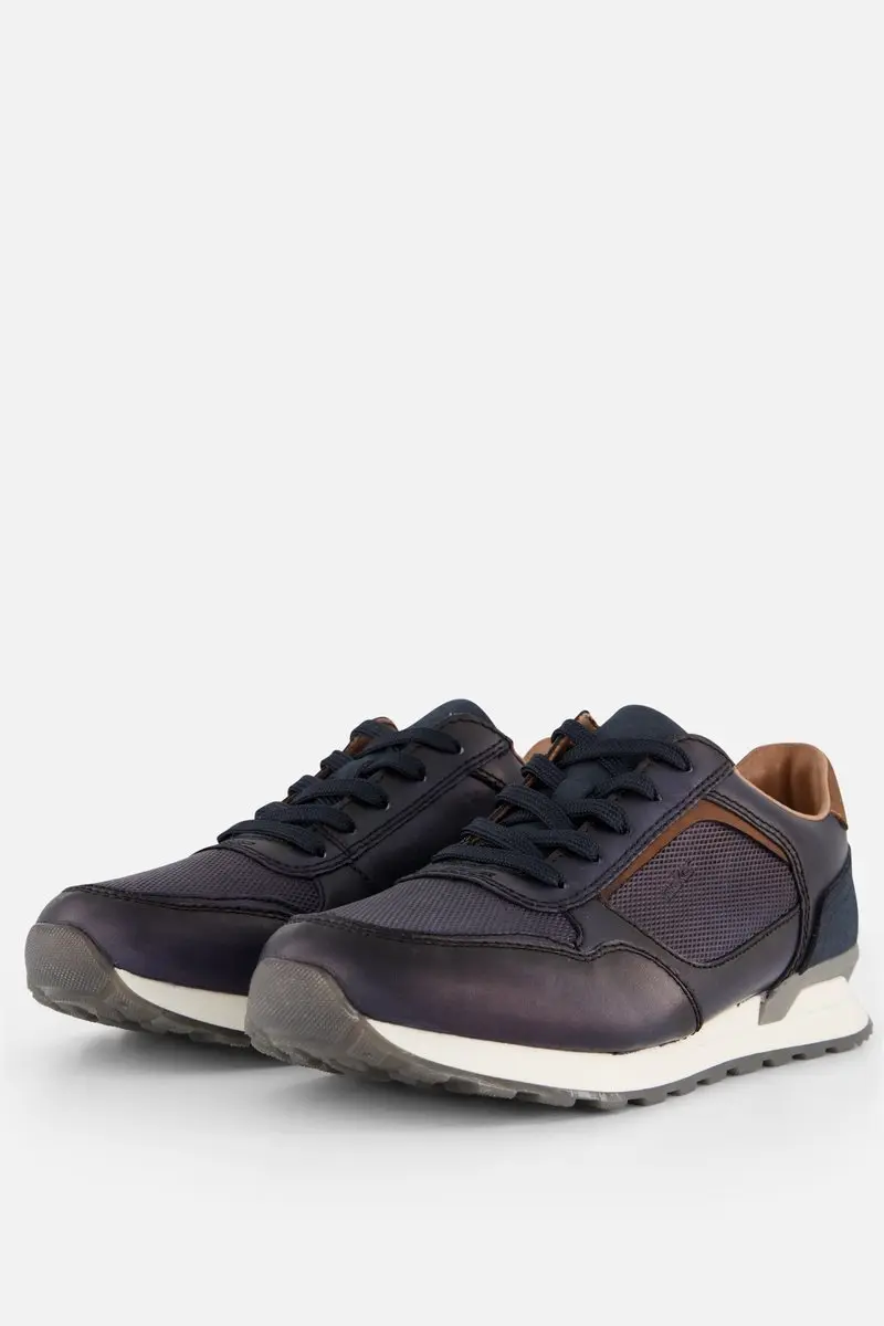 Rieker Sneakers blauw Leer