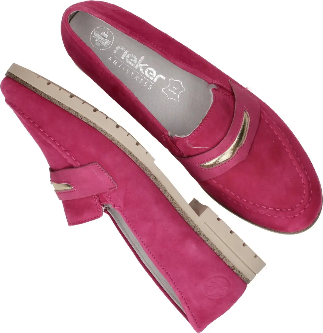 Rieker Instappers 135311 - Maat 40 - Roze - afbeelding 5 van 6