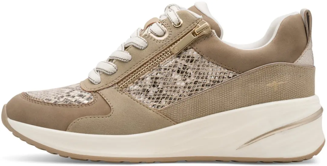 Tamaris Essentials Dames Sneakers 40 - Beige Snake - afbeelding 6 van 6