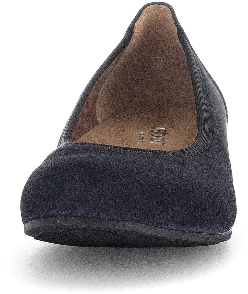 Gabor Art.02.690 46 Blauwe Suede Sleehak Pump - Maat 39