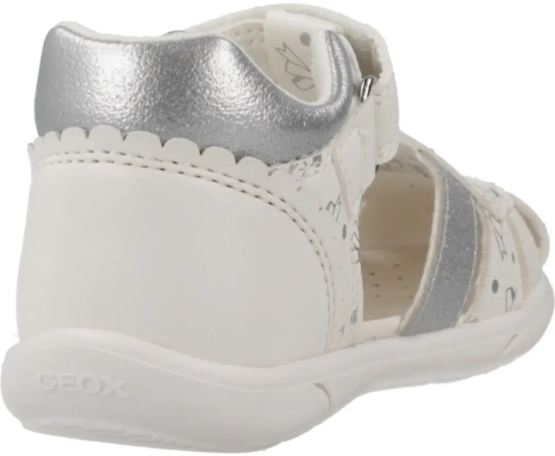 GEOX B556FA 000BC Sandal Zapito Girl - 22 EU - Wit - afbeelding 3 van 4