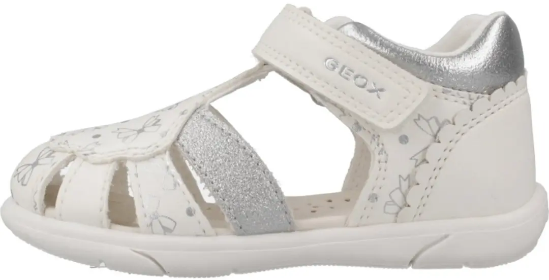 GEOX B556FA 000BC Sandal Zapito Girl - 22 EU - Wit - afbeelding 2 van 4