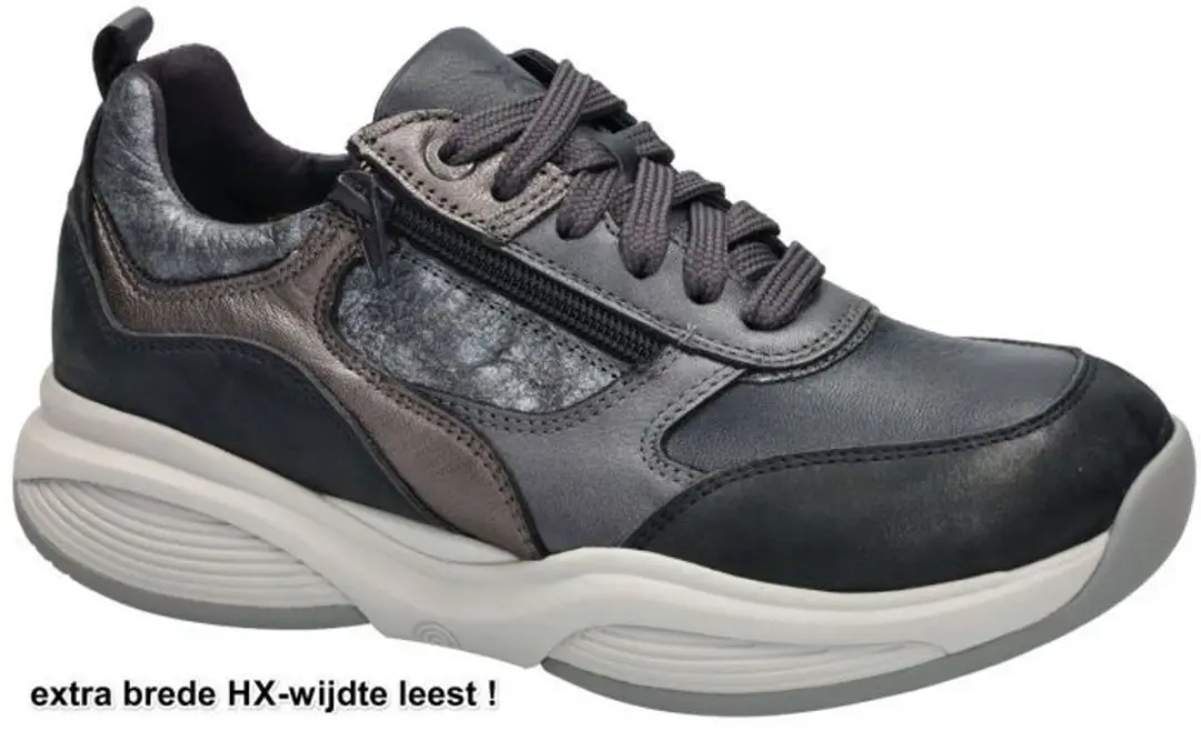 Xsensible Dames Sneakers 32004 SWX19 - Maat 38.5 - Donkerblauw - afbeelding 4 van 4