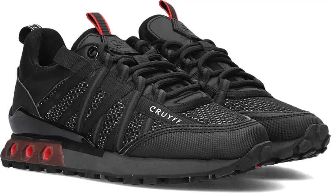 CRUYFF JUNIOR Fearia Kid Lage sneakers - Jongens - Zwart - Maat 35 - afbeelding 4 van 6