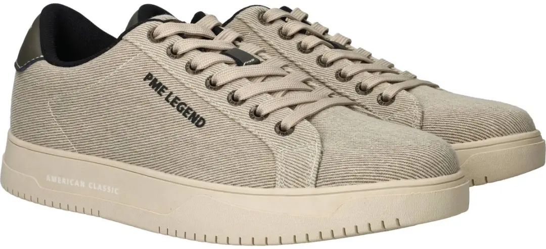 PME Legend Crewman Heren Sneakers - Beige - Maat 41 - afbeelding 4 van 6