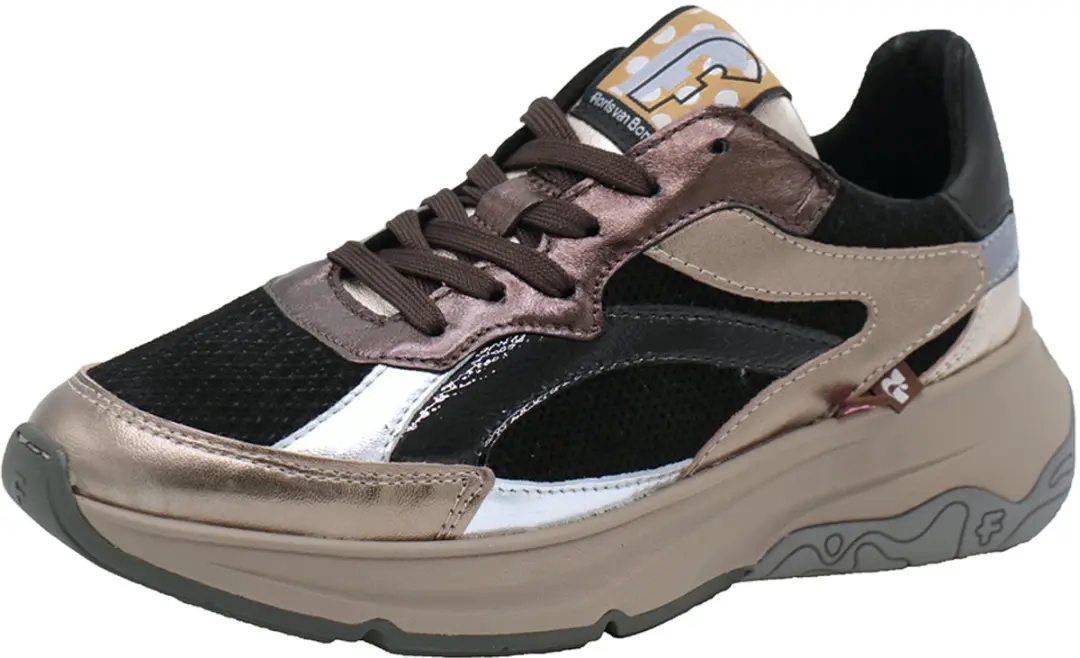 Floris van Bommel Holli Sneakers Sfw-10141 - Leer - Brons - 36 - afbeelding 3 van 6