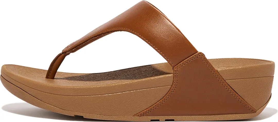 FitFlop Lulu Leather Toepost Dames Slippers - 39 - afbeelding 3 van 6